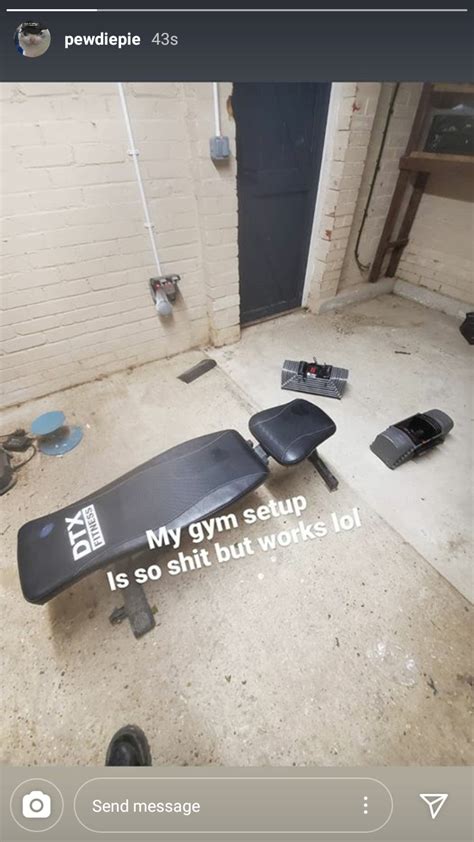 pewdiepie workout equipment.